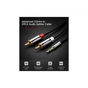 Кабель мультимедійний 3.5mm M to 2xRCA M 2.0m AV116 black Ugreen (10584) - preview 2