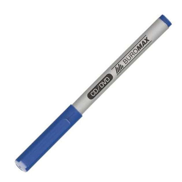 Маркер Buromax CD/DVD "JOBMAX", blue, 0.6мм (BM.8701-02) - изображение 1