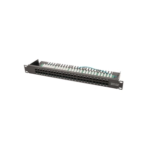 Патч-панель 19" телефонна 1U, 50xRJ-45, Cat.3, DUAL type Voltronic (PPU50-1U) изображение 1