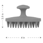 Расческа для животных Dexas BrushBuster светло-серый (0084297309459) - уменьшенное изображение 3