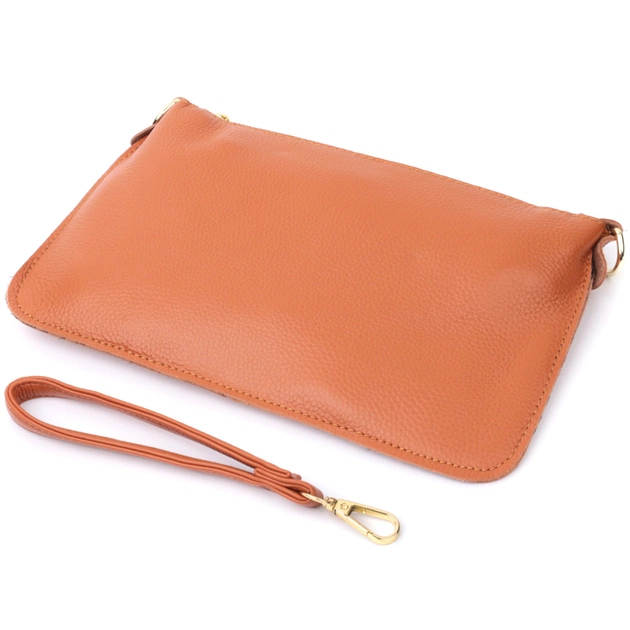 Сумка Vintage З натуральної шкіри Руда (22645) - зображення 5