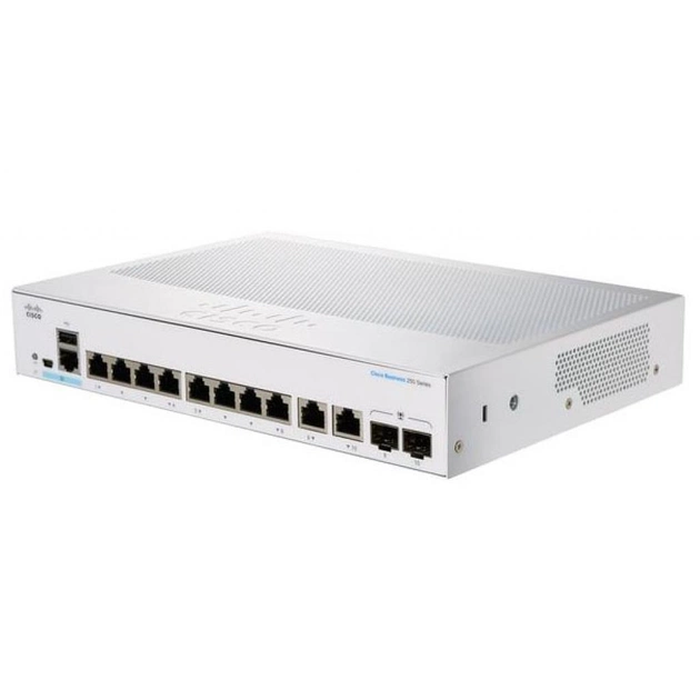 Комутатор мережевий Cisco CBS350-8T-E-2G-EU - изображение 1