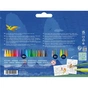 Фломастеры Faber-Castell Динозавр 18 цветов + 3 металлика + 3 неоновых + наклейки в картонной коробке (32963) - уменьшенное изображение 2
