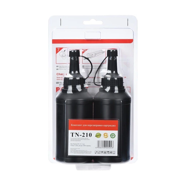 Тонер Pantum PC-230R/PC-211EV (2тонера + 2чипа) (TN-210P) - изображение 1