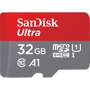 Карта пам'яті SanDisk 32GB microSDHC class 10 UHS-I A1 Ultra (SDSQUA4-032G-GN6MN) зображення 1