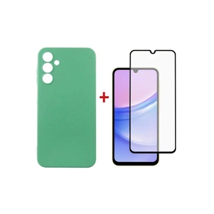 Чохол до мобільного телефона Dengos Kit for Samsung Galaxy A15 case + glass (Mint) (DG-KM-59) зображення 1