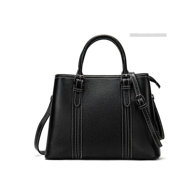 Сумка Vintage Жіноча у шкірі флотар Чорна (14861) - зображення 1