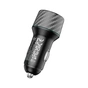 Зарядное устройство BOROFONE 2xUSB QC3.0 36W car adapter black (6941991101205) - уменьшенное изображение 4
