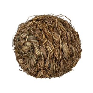 Іграшка для гризунів Trixie Куля з дзвіночком з трави 10 см (4047974618257) зображення 1