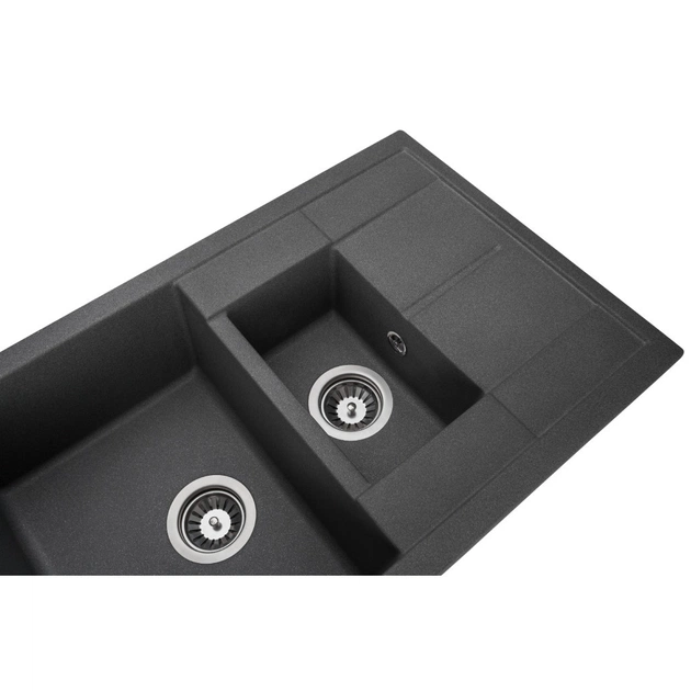 Мойка кухонная GRANADO LEON grafito (gr1009) - изображение 3