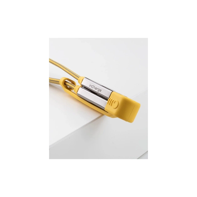 Дата кабель 6in1 inCharge XL 2.0m yellow Rolling Square (XLM03R) - picture 9