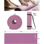 Килимок для йоги PowerPlay 4010 PVC Yoga Mat 173 x 61 x 0.6 см Рожевий (PP_4010_Rose_(173*0,6)) - зменшене зображення 8