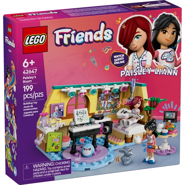 Конструктор LEGO Friends Кімната Пейслі (42647) - зображення 1
