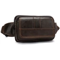Сумка Vintage На пояс Коричнева (14726) - зменшене зображення 7