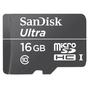 Карта пам'яті SanDisk 16GB microSDHC Class 10 UHS-I (SDSDQL-016G-G35) зображення 1