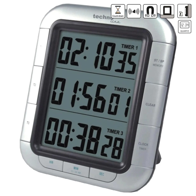 Таймер кухонний Technoline KT300 Magnetic Silver (KT300) - picture 2