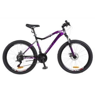 Велосипед Optimabikes 26" ALPINA 2018 AM 14G DD рама-16" Al чорно-фіолетовий (OPS-OP-26-104) зображення 1