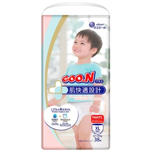 Підгузки GOO.N Plus Трусики 12-20 кг XL унісекс 38 шт (843341) зображення 1