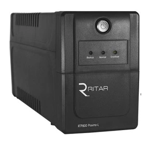 Пристрій безперебійного живлення Ritar RTP800 (480W) Proxima-L (RTP800L) зображення 1