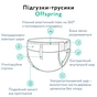 Підгузки Offspring Fun Figures, розмір XL, 12-20 кг, 30 шт (DP-OI-FAP-XL30P-FFG) - зменшене зображення 6