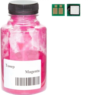 Тонер AHK Canon 054H MF641/643/645, LBP-621/623, 70г 2.3K Magenta + chip (3203746) зображення 1