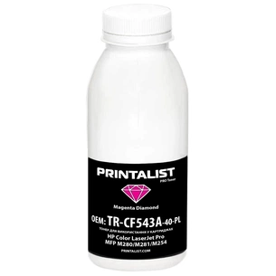 Тонер HP CLJ Pro MFP M280/M281/M254, 40г Magenta Printalist (TR-CF543A-40-PL) зображення 1