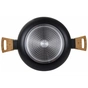 Каструля Bergner Earth black, з кришкою 24 см, 4.3 л (BG-32036-BK) - зменшене зображення 5