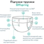 Підгузки Offspring трусики Розмір XL (12-20 кг) 30 шт, Зайчики (9355465009572) (DP-OI-FAP-XL30P-HBN) - зменшене зображення 3