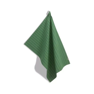 Рушник Kela кухонний Cora, 70x50 см, темно-зелений в смужку (12821) (00000027615) зображення 1