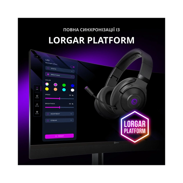 Навушники Lorgar Noah 702 Black (LRG-GHS702) - picture 9