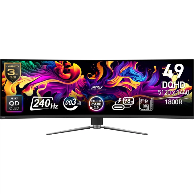 Монітор MSI MPG 491CQPX QD-OLED - изображение 1