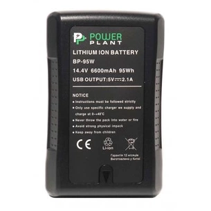 Акумулятор до фото/відео PowerPlant Sony BP-95W, 6600 mAh (DV00DV1414) зображення 1