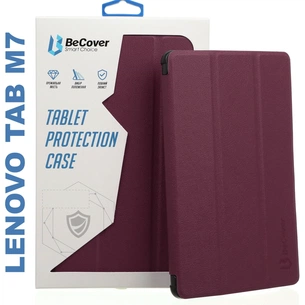 Чохол до планшета BeCover Smart Case Lenovo Tab M7 TB-7305 / M7 (3rd gen) TB-7306 Red Wine (705977) зображення 1