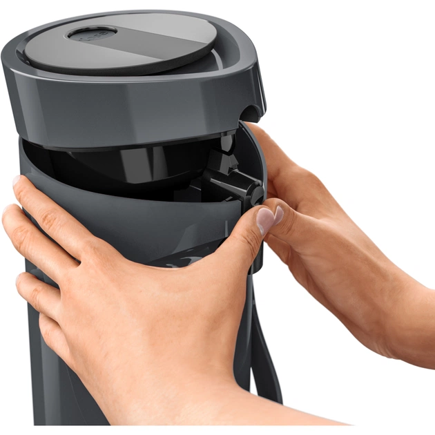 Термос Tefal Ponza Pump, 1.9л, пластик, скло, чорний (K3140114) - изображение 4