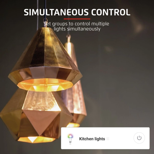 Розумна лампочка Trust E27 806 Lumen, 1800-6500k, RGBCW, white (71281_TRUST) - picture 10