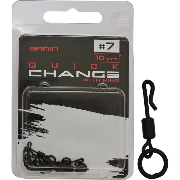 Вертлюг Brain Quick Change With Ring No.7 (10 шт/уп) SGCA-8021-7 (1858.24.67) - изображение 1