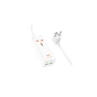 Сетевой фильтр питания HOCO AC10A, 1 роз, 2 USB, 2 USB-C, 65W, 1,5м, White (HOCO AC10A/W) - уменьшенное изображение 3