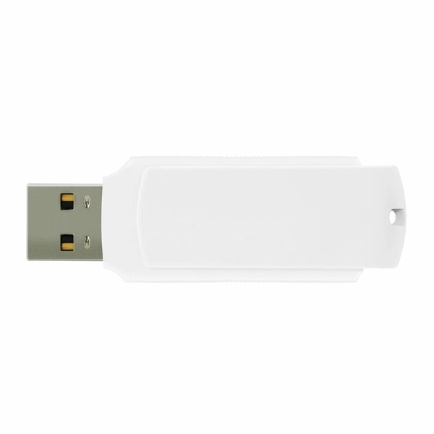 USB флеш накопичувач Goodram 16GB UCO2 White Clip USB 2.0 (UCO2-0160WWBBB) - изображение 1