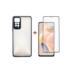 Чохол до мобільного телефона Dengos Kit for Xiaomi Redmi Note 12 Pro 4g case + glass (Black) (DG-KM-29) зображення 1