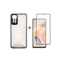 Чохол до мобільного телефона Dengos Kit for Xiaomi Redmi Note 12 Pro 4g case + glass (Black) (DG-KM-29) - зменшене зображення 1