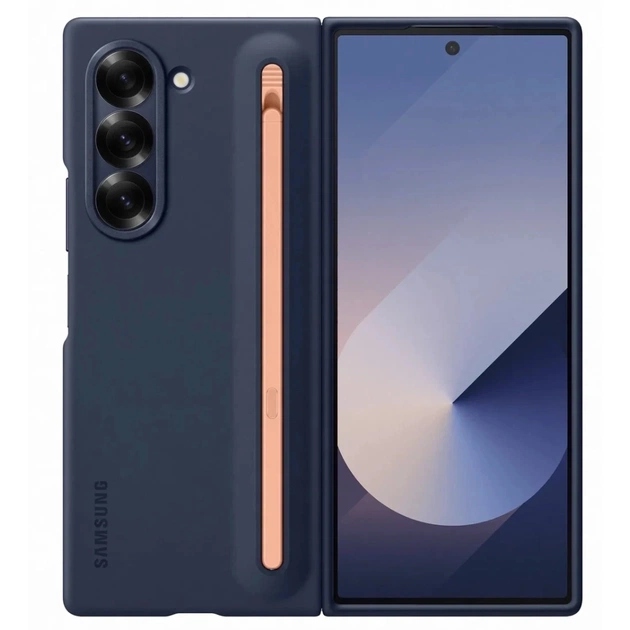 Чехол для мобильного телефона Samsung Standing Cover with Pen Samsung Galaxy Fold 6 Navy (EF-OF95PCNEGUA) - изображение 1