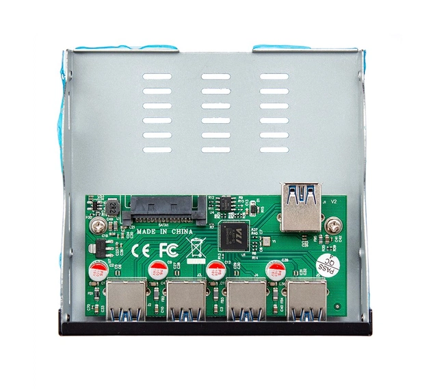 USB-хаб Frime VL820 4-в-1 Black (ECF-FP4xTA.31) - изображение 1