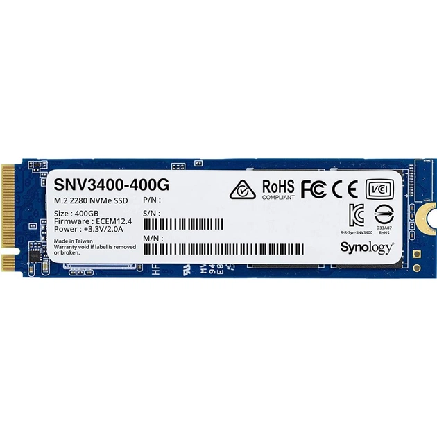 Накопичувач SSD M.2 2280 400GB Synology (SNV3400-400G) - изображение 1