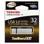 USB флеш накопичувач Toshiba 32GB Oshumi EX-|| Silver USB 3.0 (THNV32OSUSIL(8) - зменшене зображення 3