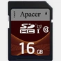Карта пам'яті Apacer 16GB SDHC UHS-I Class10 RP (AP16GSDHC10U1-R) - уменьшенное изображение 1