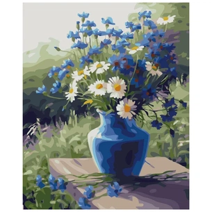 Картина по номерам Strateg Польовий букет 40х50 см (SY6045) зображення 1