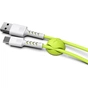 Дата кабель USB 2.0 AM to USB-C 1.0m Soft white/lime Pixus (4897058531169) - зменшене зображення 3