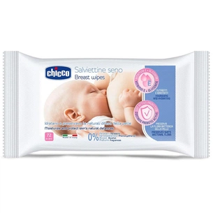 Дитячі вологі серветки Chicco 72 шт для грудей очисні (09166.00) зображення 1