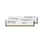 Модуль пам'яті для комп'ютера DDR5 32GB (2x16GB) 6000 MHz Beast White Kingston Fury (ex.HyperX) (KF560C36BWE2K2-32) - зменшене зображення 2