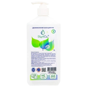 Антисептик для рук SterilOx дезинфікуючий 1 л (4820239570114) зображення 1